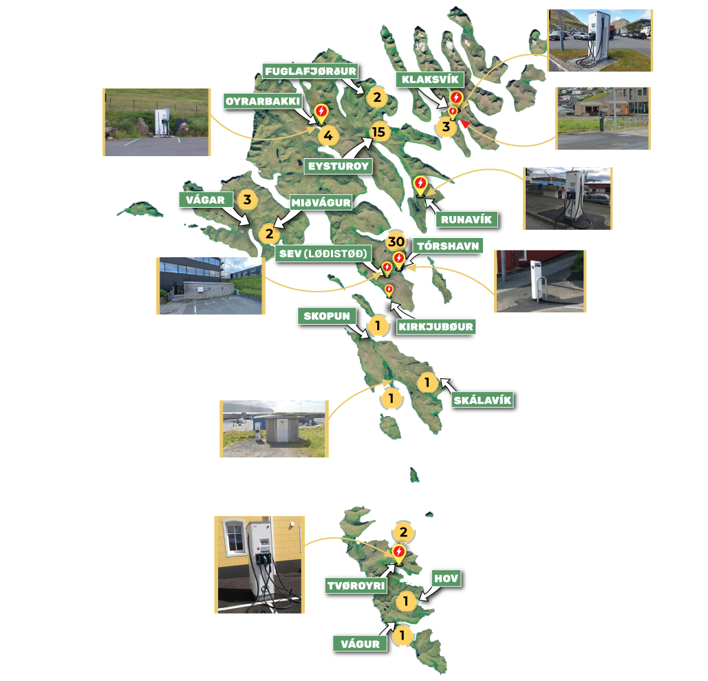 Faroe Map